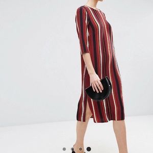 Striped Midi Dress